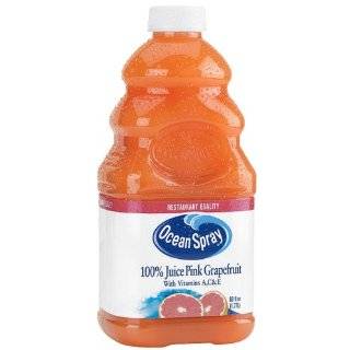 Ocean Spray Pink Grapefruit Cocktail Drink, 64 Ounce Bottles (Pack of 
