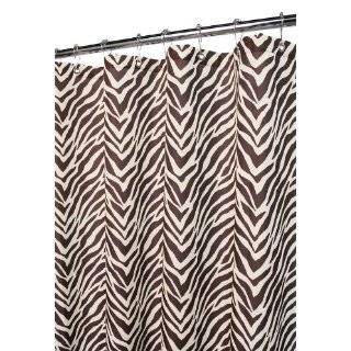 Park B. Smith Zebra Zebra Shower Curtain, Natural / Coffee Bean