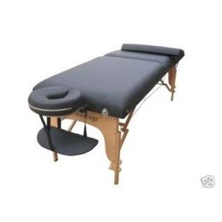  Reiki Black 77L 4 Pad Portable Massage Table Bed Spa 