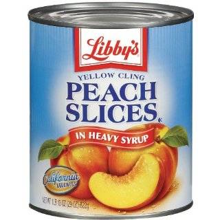 Libbys Peach Halves, Heavy Syrup, 29 Ounce Cans (Pack of 12)  