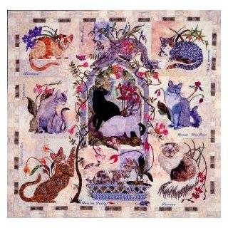   Walker House Cats Applique Quilt Set 3 Patterns