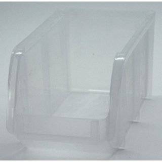 Large Stacking Bins   Set of 8 (Clear) (5 H x 5.5 W x 10.25 D 
