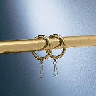  Premium Single Shower Curtain Roller Rings   Choose Chrome 
