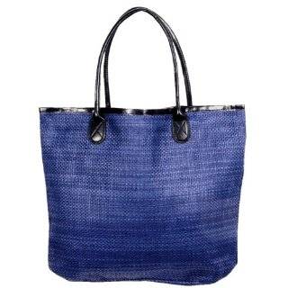 Classic Straw Summer Beach Bag Hobo Chic Tote with Solid Colors