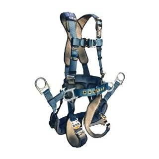   ExoFit XP Tower Climbing Vest Style Full Body Harness, Gray, Extra
