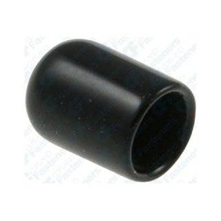  10 Rubber Vacuum Caps Black For 1/2 Diameter Automotive