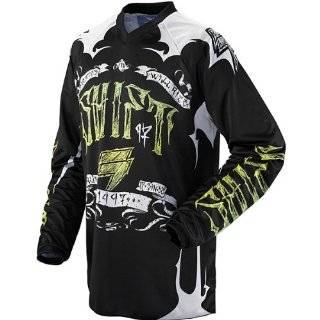   /Off Road / Dirt Bike Motorcycle Jersey   Black / Green / Medium