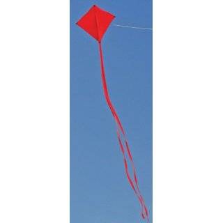 Into The Wind Red Classic Hata Diamond Kite Made in the USA